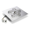 30" Square Push Button Ignition Fire Pit Insert with 24" Penta Burner - Starfire Direct