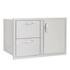 32" Blaze Access Door and Double Drawer Combo - Starfire Direct