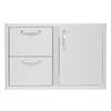 32" Blaze Access Door and Double Drawer Combo - Starfire Direct