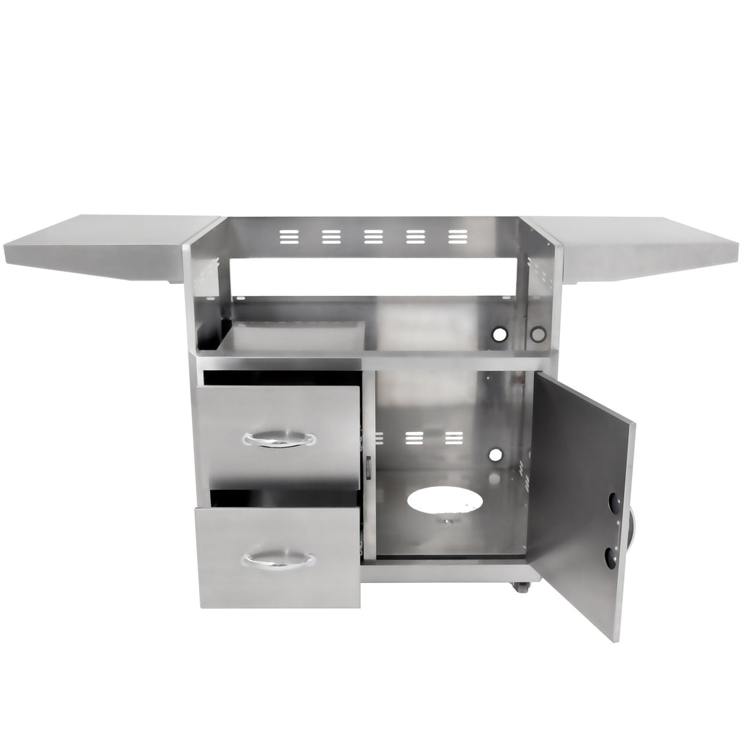 34" Blaze 3 Burner Professional Grill Cart - Starfire Direct