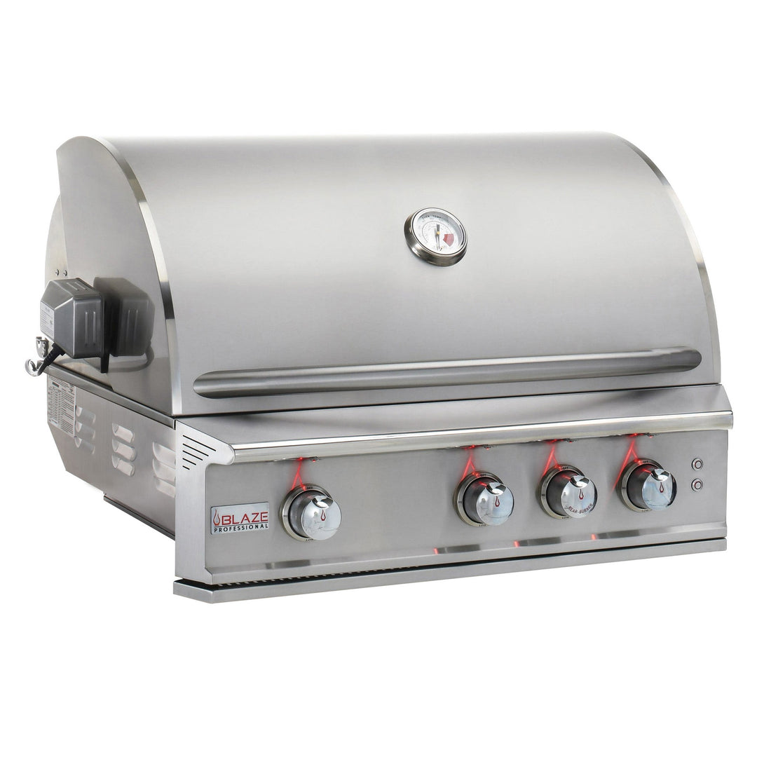34" Blaze Professional Built-In Grill with Rear Infrared Burner - Starfire Direct