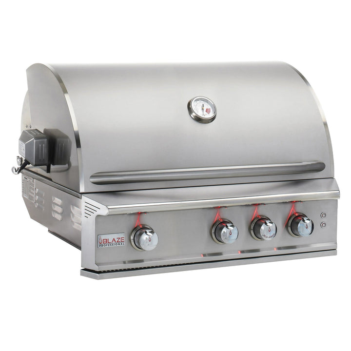 34" Blaze Professional Built-In Grill with Rear Infrared Burner - Starfire Direct