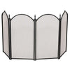 4 Fold 25" High Mini Black Finish Screen - Starfire Direct