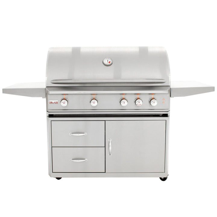 44" Blaze 4 Burner Professional Grill Cart - Starfire Direct