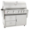 44" Blaze 4 Burner Professional Grill Cart - Starfire Direct
