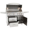 44" Blaze 4 Burner Professional Grill Cart - Starfire Direct