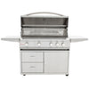 44" Blaze 4 Burner Professional Grill Cart - Starfire Direct