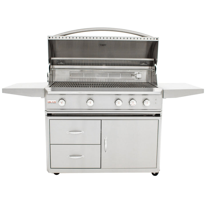 44" Blaze 4 Burner Professional Grill Cart - Starfire Direct