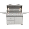 44" Blaze 4 Burner Professional Grill Cart - Starfire Direct