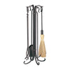 5 Piece Bronze Heavy Weight Rustic Fireset - Starfire Direct