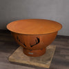 Fire Pit Art Antlers Fire Pit