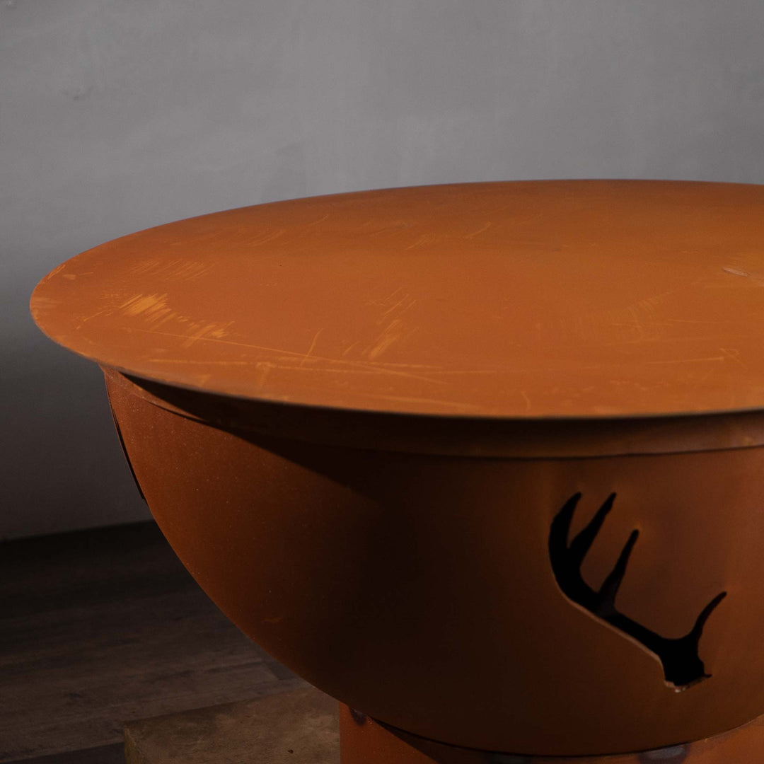 Fire Pit Art 40" Carbon Steel Table Top