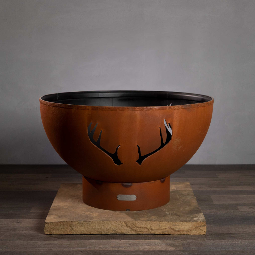 Fire Pit Art Antlers Fire Pit