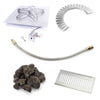 Square Flat MLFPK Torpedo Hardscape Block Kit by HPC Fire