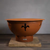 Fire Pit Art Fleur de Lis Fire Pit