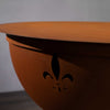 Fire Pit Art Fleur de Lis Fire Pit