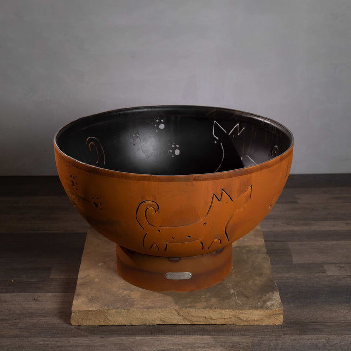 Fire Pit Art Funky Dog Fire Pit