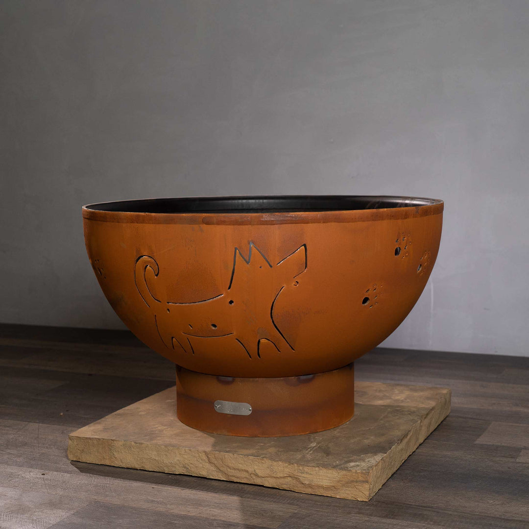 Fire Pit Art Funky Dog Fire Pit