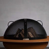 Fire Pit Art 34.5" Artisan Spark Guard with Top Handles