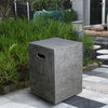 16" Square Grey Propane Tank Cover by Elementi