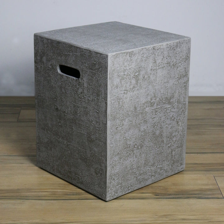 16" Square Grey Propane Tank Cover by Elementi