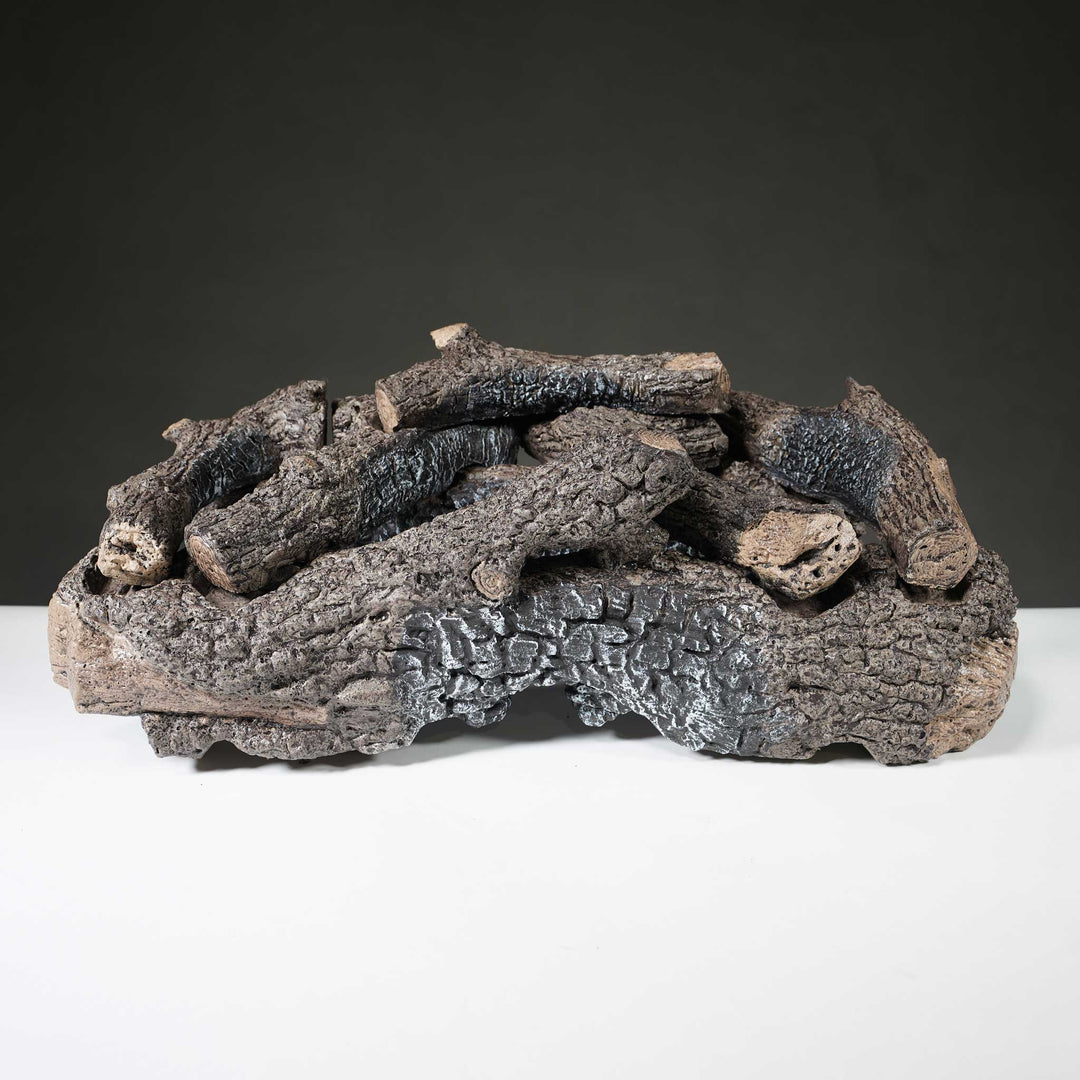 Vent-Free Gas Logs Charred Frontier Oak by Real Fyre