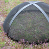 Fire Pit Art 44.5" Artisan Spark Guard with Bottom Handles