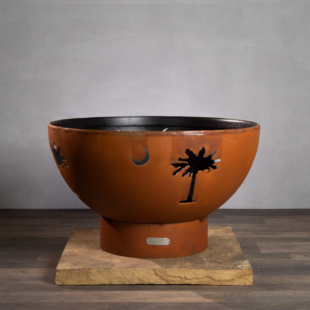 Fire Pit Art Tropical Moon Fire Pit