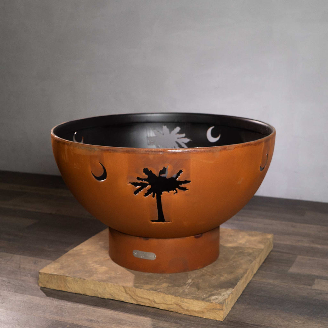 Fire Pit Art Tropical Moon Fire Pit