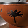 Fire Pit Art Tropical Moon Fire Pit