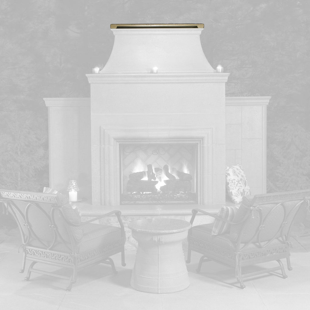American Fyre Designs GFRC Chimney Rain Vent Cap Model 8025RV - Starfire Direct