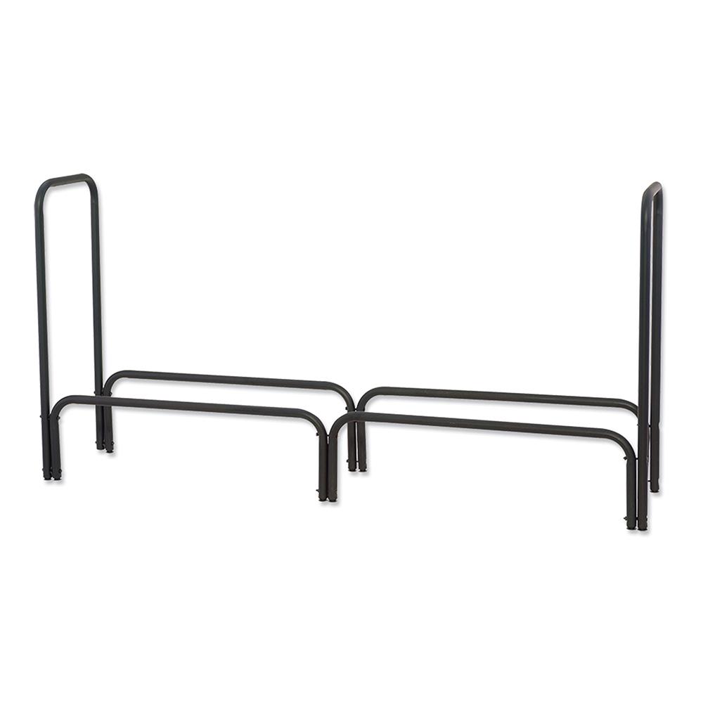 Black 60" Long Log Rack
