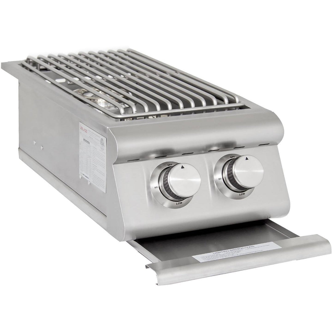 Blaze Built-In LTE Double Side Burner with Lights