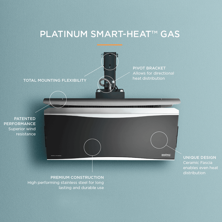 Platinum 300 Series Smart-Heat Gas Heater by Bromic Heating