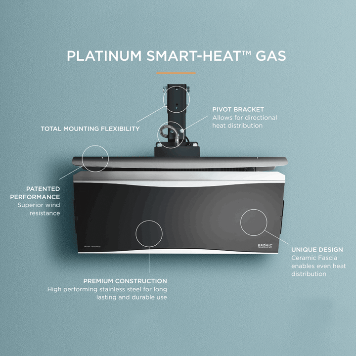 Platinum 500 Series Smart-Heat Gas Heater by Bromic Heating