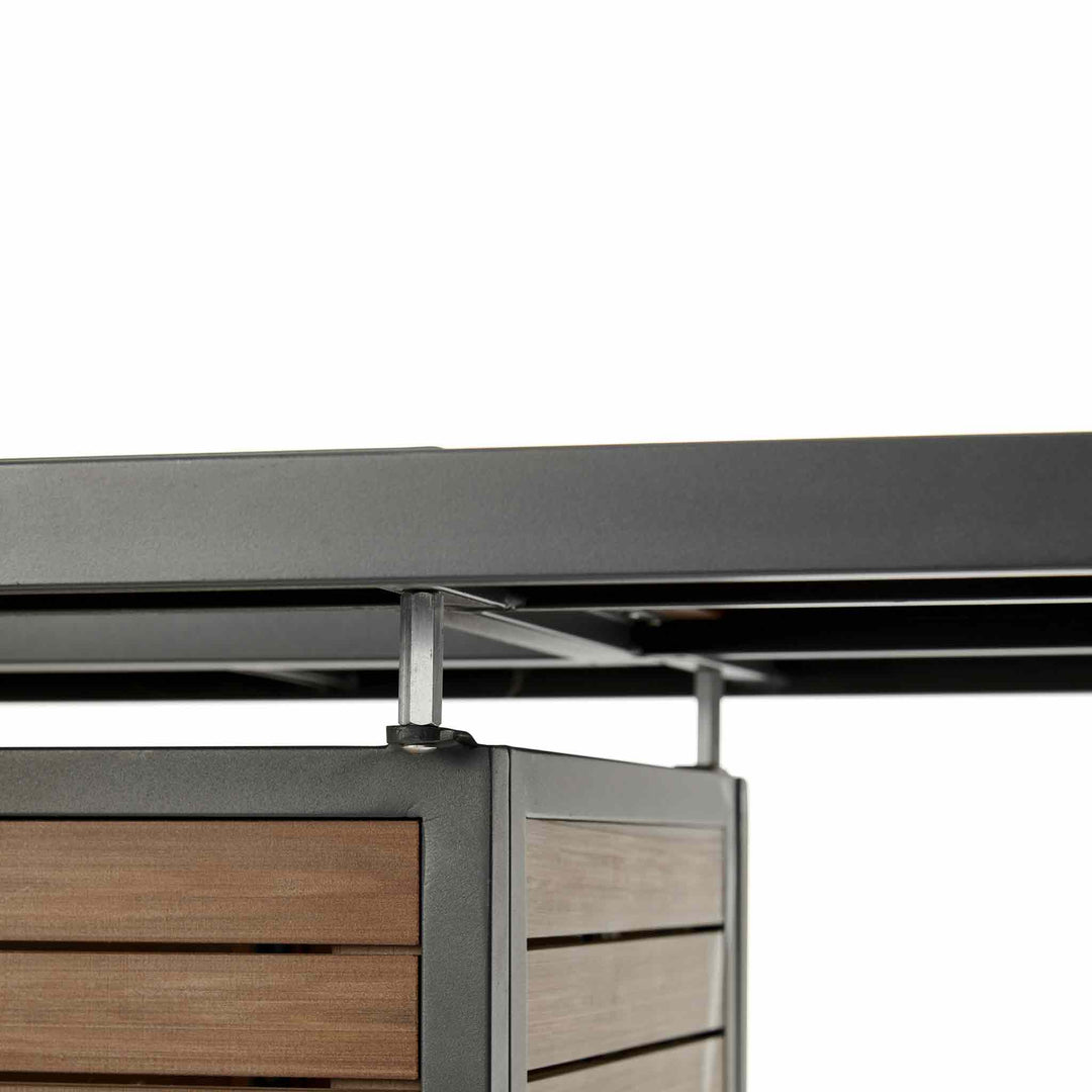 Brooks Rectangular Gas Fire Pit Table