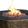 36" x 16" Hexagon Columbia Concrete Fire Pit by Elementi