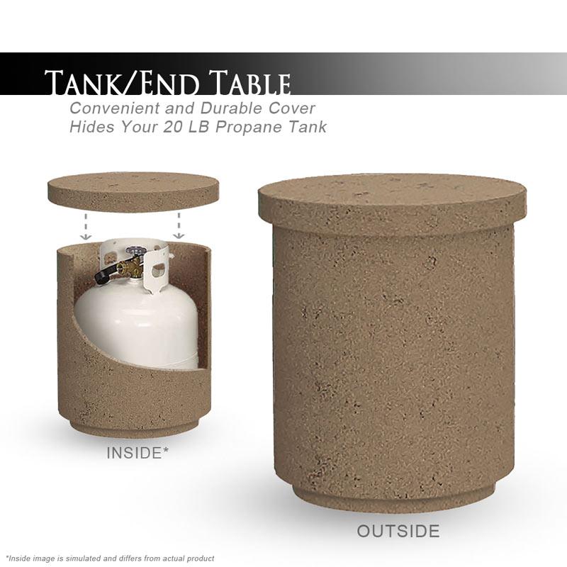 Rectangle Contempo Fire Table by American Fyre Designs