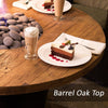 Rectangle Cosmopolitan French Barrel Oak Fire Table by American Fyre Designs