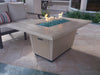 Rectangle Cosmopolitan Fire Table by American Fyre Designs