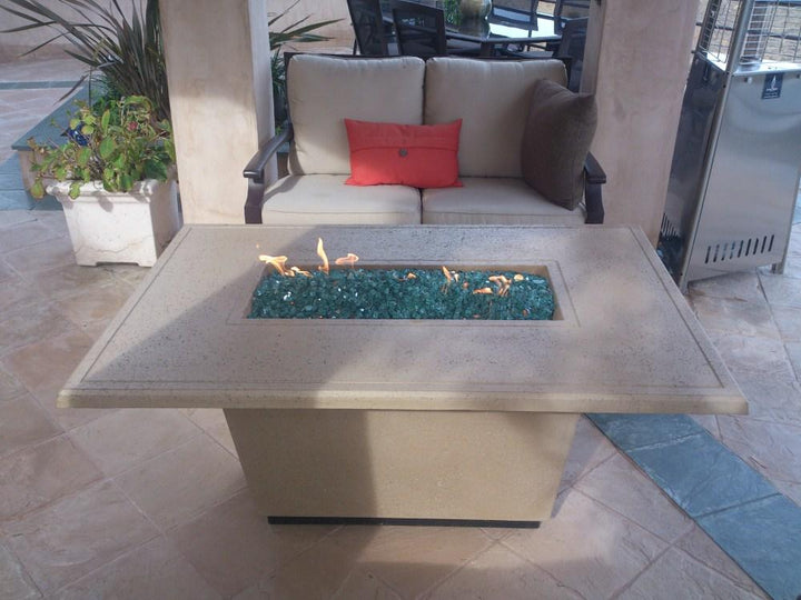 Rectangle Cosmopolitan Fire Table by American Fyre Designs