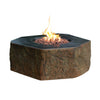 36" x 16" Hexagon Columbia Concrete Fire Pit by Elementi