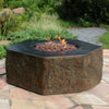 36" x 16" Hexagon Columbia Concrete Fire Pit by Elementi