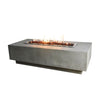 60" x 27" Rectangle Granville Concrete Fire Table by Elementi