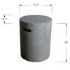 16" Round Grey Propane Tank Cover by Elementi