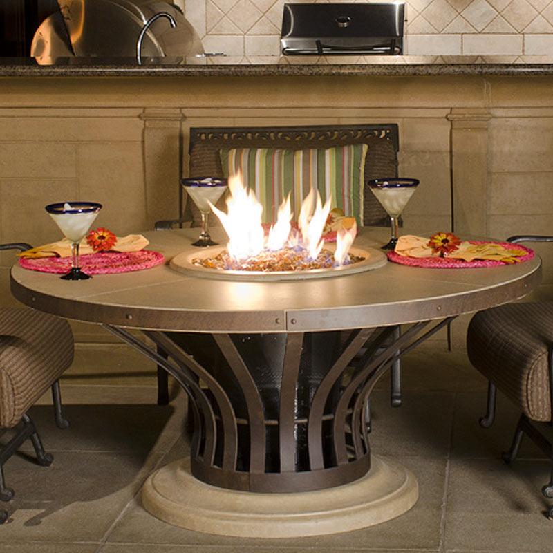 Fiesta Dining Fire Table by American Fyre Designs