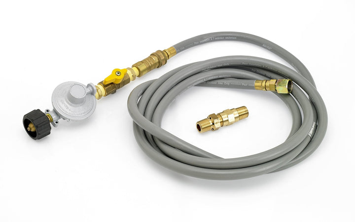 Fire Pit Propane Installation Kit with 11' Hose and Quick-Connect by American Fire Products
