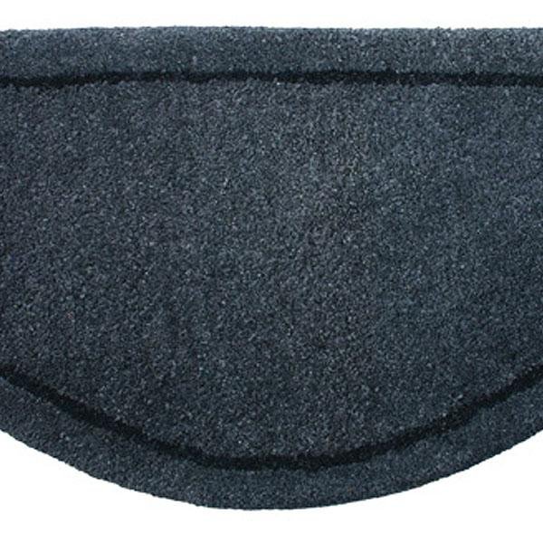 Gray Hand-Tufted Wool Hearth Rug - Starfire Direct