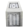 Rectangle H-Burner Unfinished LPT Fire Pit Enclosure by HPC Fire