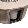 Round Unfinished LPT Fire Pit Enclosure with Burner by HPC Fire